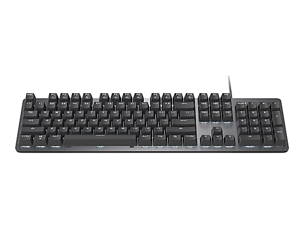 Logitech K845 Mechanical Illuminated Corded Aluminum Keyboard TTC Switches - Red (Linear) - Keyboard - backlit - USB - key switch: GX Red Linear