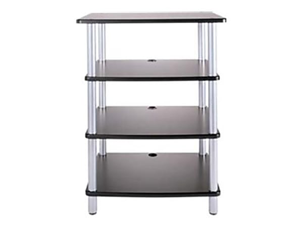 Sanus TV Stand with Shelves - Open Architecture 4 Shelf TV Stand - Black - Steel - Black