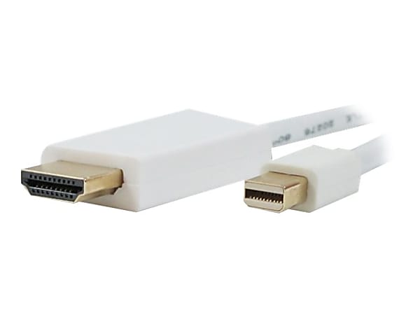 Comprehensive - Adapter cable - Mini DisplayPort male to HDMI male - 3 ft - snow white - molded