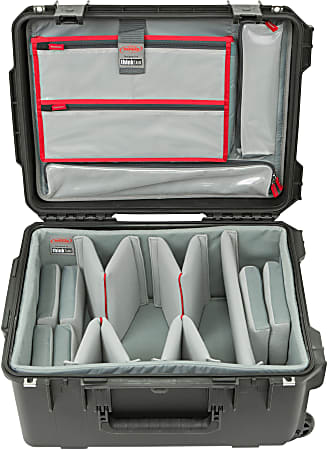 SKB Cases iSeries Protective Case With Deep Padded Dividers And Wheels, 19-1/2"H x 14-1/2"W x 9-5/8"D
