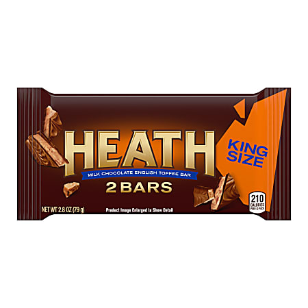 Heath Milk Chocolate English Toffee King Bar, 2.8 Oz