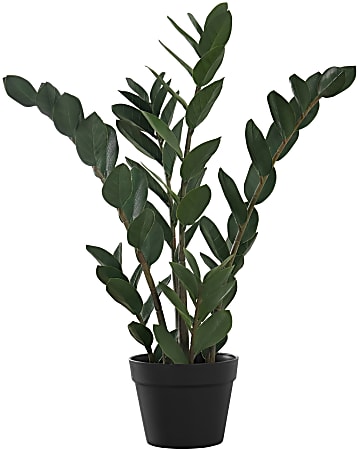 Monarch Specialties Iza 29”H Artificial Plant With Pot, 29”H x 17”W x 16"D, Green