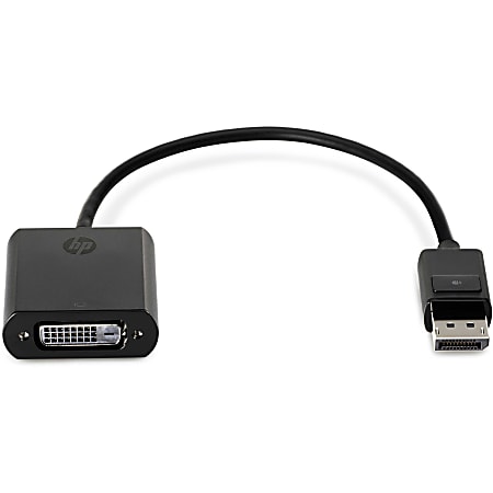 HP Display Port to DVI Adapter - DisplayPort/DVI Video Cable  - F7W96AA