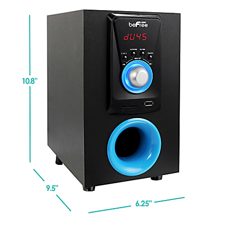 BeFree Sound 5.1 Channel Bluetooth Surround Sound Speaker System
