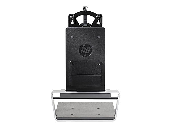 HP IWC Desktop Mini/Thin Client Computer Stand, For Up to 24" Monitor, Black, G1V61AT