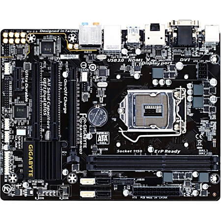 Gigabyte Ultra Durable 4 Plus GA-H81M-HD3 Desktop Motherboard - Intel H81 Chipset - Socket H3 LGA-1150