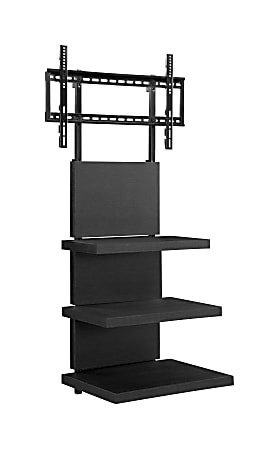 Ameriwood™ Home Hollow Core TV Stand For Flat-Panel TVs From 37 - 60", Black