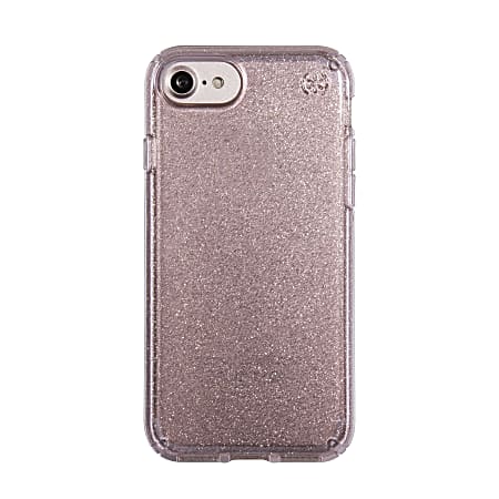 Speck® Presidio™ CLEAR Hard Case For Apple® iPhone® 7, Pink Rose Glitter