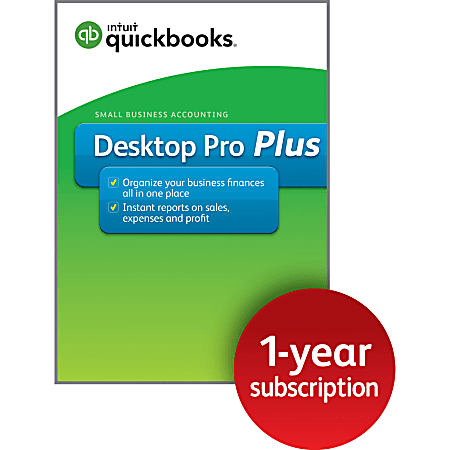 QuickBooks Desktop Pro Plus 2017 1-User, Download Version
