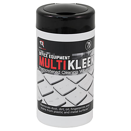 Advantus Read/Right Office Equipment MultiKleen Wipes - 75 / Each