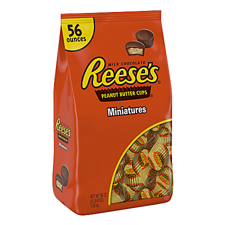Reese&#x27;s Peanut Butter Cup Miniatures, 3.5 Lb Bag