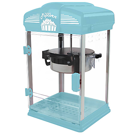 West Bend Popcorn Maker, 17-3/4”H x 10-11/16”W x 10-7/8”D, Sky Blue