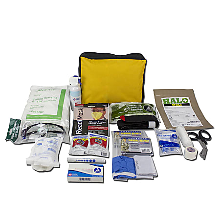Ready America® Bleed Control Trauma Response Kit, Yellow
