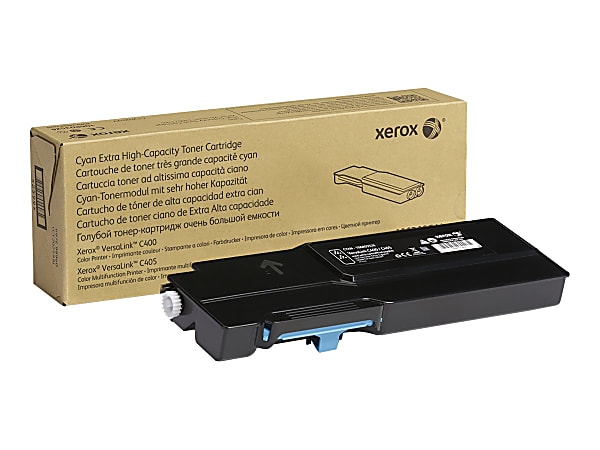 Xerox VersaLink C400 - Extra High Capacity - cyan - original - toner cartridge - for VersaLink C400, C405