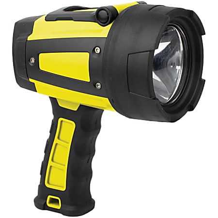 Wagan Brite-Nite WR600 LED Spotlight - Acrylonitrile Butadiene Styrene (ABS), Rubber - Yellow, Black