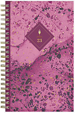 Blue Sky inkWELL Press WeeklyMonthly Planning Calendar 5 x 8 Terrazzo
