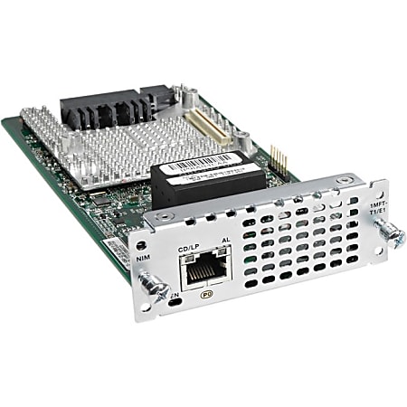 Cisco Fourth-Generation Multi-flex Trunk Voice/Clear-channel Data T1/E1 Module - Expansion module - T-1/E-1 - for Cisco 4451-X