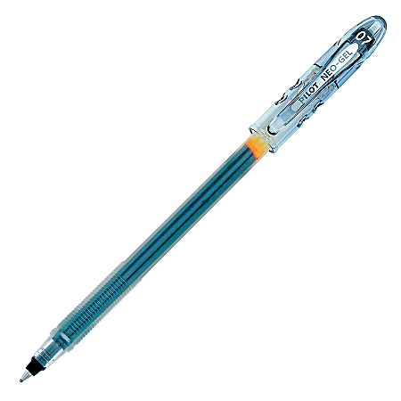 Pilot® Neo-Gel Rollerball Pens, Fine Point, 0.7 mm, Clear Barrel, Black Ink, Pack Of 12