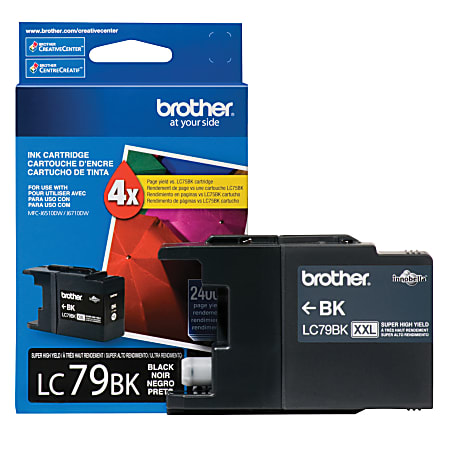 Brother® LC109 Super-High-Yield Black Ink Cartridge, LC109BK, LC79BKS