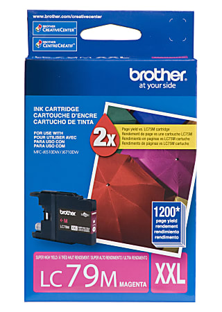 Brother LC79 Magenta Super-High-Yield Ink Cartridge, LC79M