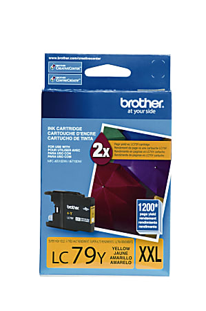 Brother® LC79 Yellow Super-High-Yield Ink Cartridge, LC79Y