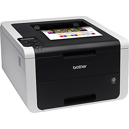 実動品　brotherレーザー プリンター HL-3170CDW Brother HL 3170CDW Wireless Color LED Printer - Office Depot