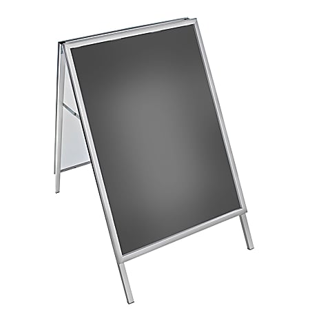 Azar Displays Steel A-Board Sign Holder With Snap