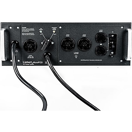 Liebert MicroPod MP2-220N - Bypass switch (rack-mountable) - AC 208 V - for P/N: GXT5-3KL620RT2UXL, GXT5-3KL630RT2UXL