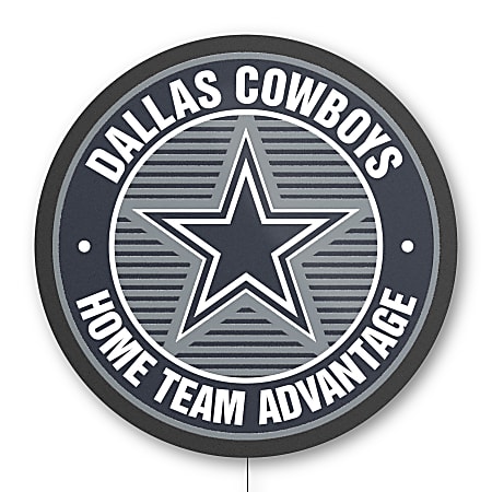 Imperial NFL Home Team Advantage LED Lighted Sign, 23" x 23", Dallas Cowboys