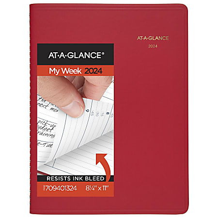 2024 AT-A-GLANCE® Fashion Weekly Appointment Book Planner,