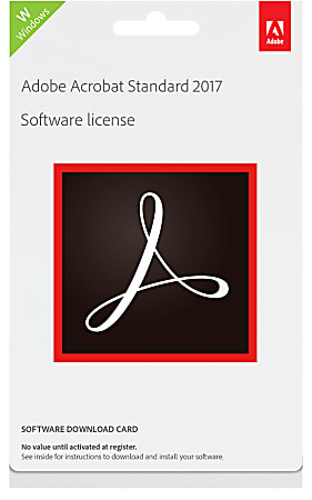Adobe&reg; Acrobat&reg; 2017, Product Key