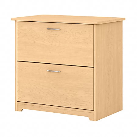 Bush Furniture Cabot 2-Drawer Lateral File Cabinet, Natural Maple, Standard Delivery
