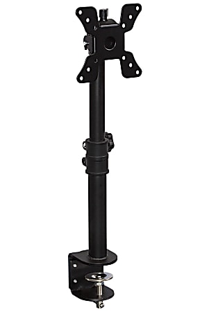 Mount-It! MI-706 Single VESA Monitor Mount, 13"H x 4"W x 3"D, Black