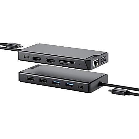 Alogic USB-C 12-in-1 Dual Display Mini Dock - MV2 -  - DUCDMV2