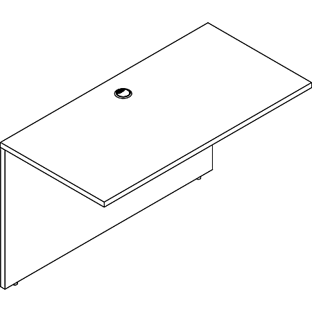 Lorell® Prominence 2.0 48”W Desk Unit, Gray Elm