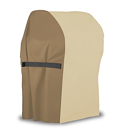 AnyAir Small BBQ Grill Outdoor Cover, 43”H x 30”W x 26”D, Beige