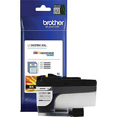 Brother® LC3037 Black High-Yield Ink Cartridge, LC3037BK