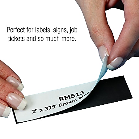 Partners Brand Blue Warehouse Labels LH127 Magnetic Rolls 1 x 50 1 Roll ...