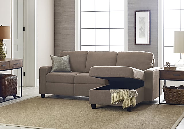 Serta copenhagen reclining sectional with left storage chaise sales