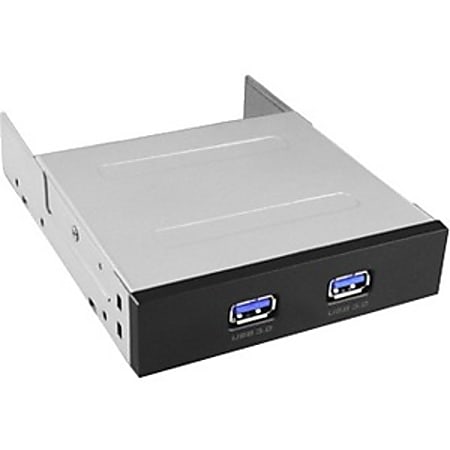 Vantec 2-Port USB 3.0 Front Panel - Drive Bay - 2 USB Port(s) - 2 USB 3.0 Port(s)