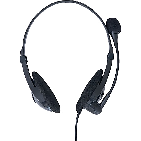 Verbatim Stereo Headset with Microphone and In Line Remote Stereo