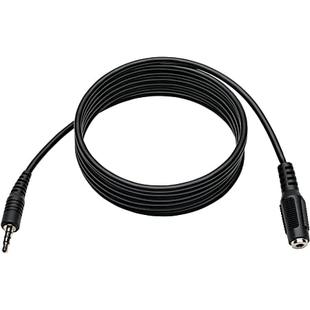 Eaton Tripp Lite Series 3.5 mm Mini Stereo Audio 4-Position TRRS Headset Extension Adapter Cable (M/F), 6 ft. (1.8 m) - P318006MF