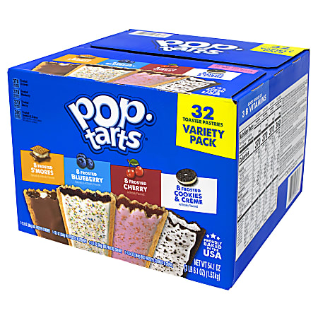 pop tart booster box Pop-Tarts Toaster Pastries, Breakfast Foods, Kids Snacks, Variety Pack (36  Pop-Tarts)