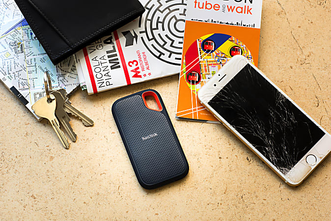 SanDisk Extreme Portable SSD 500GB Black - Office Depot