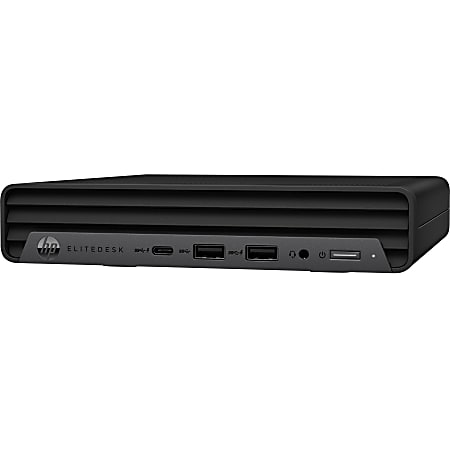 HP EliteDesk 805 G6 Desktop Computer - AMD Ryzen 5 PRO 4650G Hexa-core (6 Core) 3.70 GHz - 16 GB RAM DDR4 SDRAM - 512 GB M.2 PCI Express NVMe SSD - Mini PC - Windows 10 Pro 64-bit - AMD Radeon Graphics DDR4 SDRAM - IEEE 802.11ax - 80 W