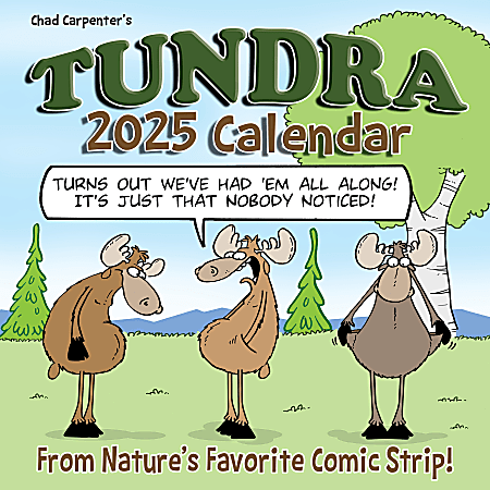 2025 Willow Creek Press Monthly Wall Calendar, 12” x 12”, Tundra, January To December, 45176