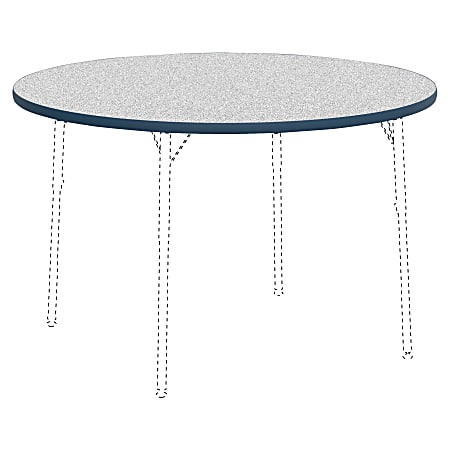 Lorell® Classroom Round Activity Table Top, 48&quot;W, Gray