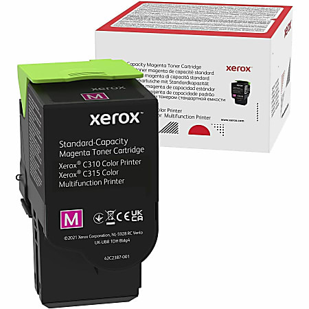 Xerox Genuine Xerox&reg; C310 Color Printer/ C315 Color Multifunction Printer Magenta Standard capacity Toner Cartridge (2000 Pages) - 006R04358