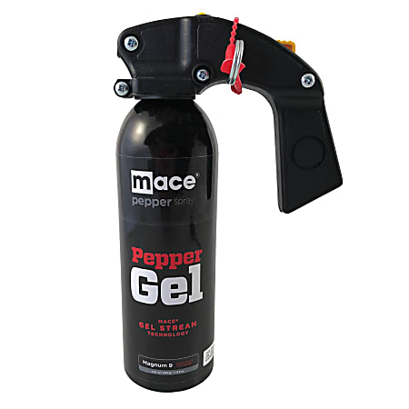 Mace® Brand Pepper Gel Magnum 9 Defense Spray, 1.92 Oz, Black