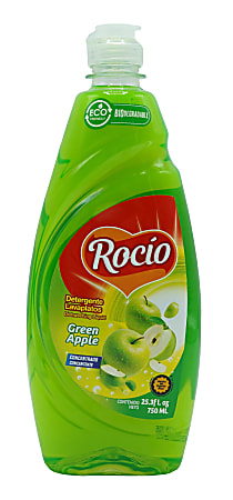 Rocio Dishwashing Liquid, Apple Scent, 25 Oz